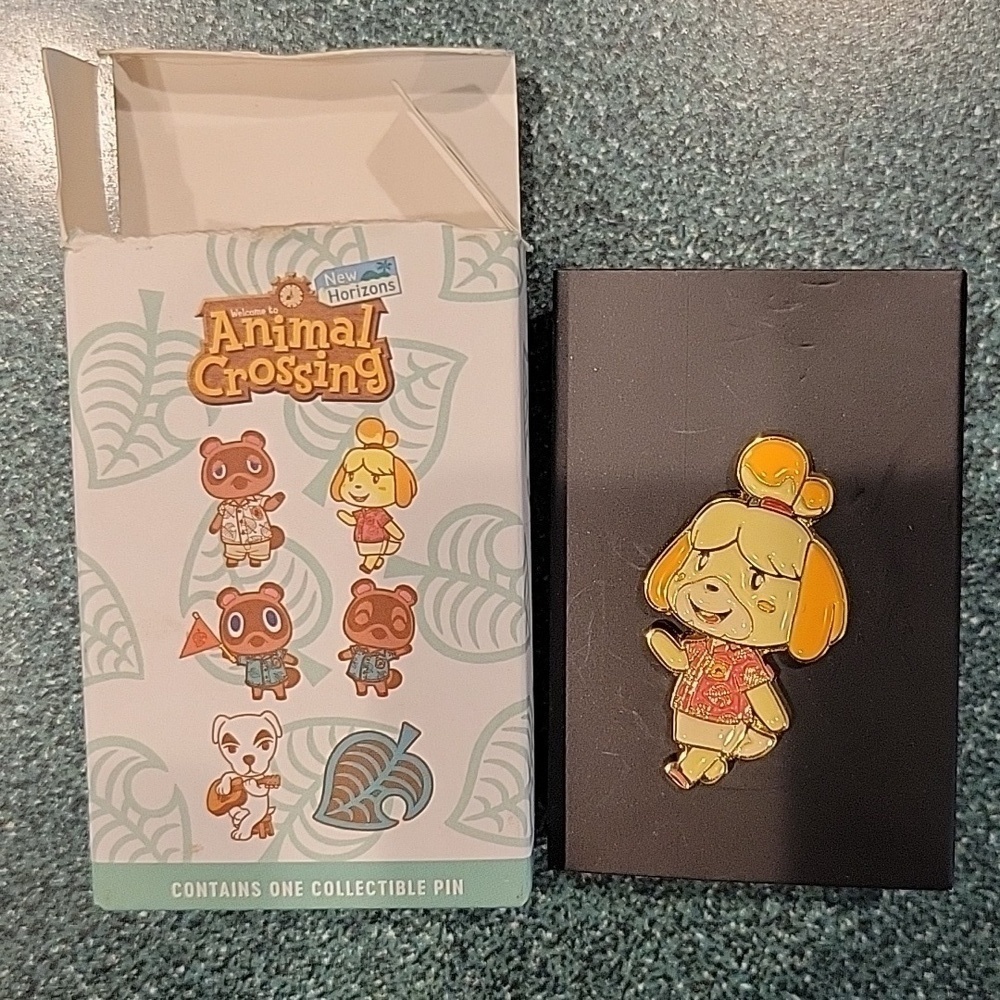 Official Nintendo Animal crossing collectible enamel pin. New never used.